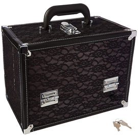 High Durability Makeup Stylist Train Case With Spacious Interior Storage