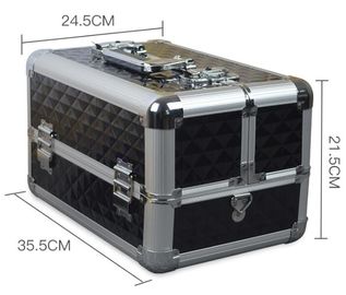 Hard Shell Aluminum Storage Case Fashion Style For Cosmetic Storage