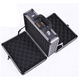 HandGun Case 2 Combination Lock Security Hard Carry Box With Double Sided Pistol