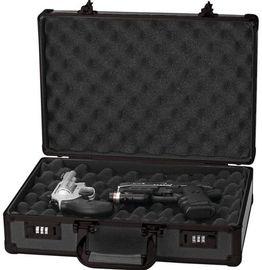 Professional Aluminum Hard Gun Cases For Pistol / Hand Gun Storage