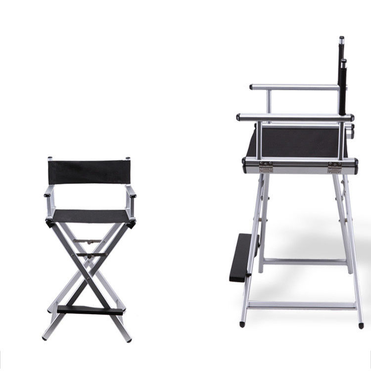 OEM ODM Makeup Artist Folding Chair With Light - Weight Aluminum Frame