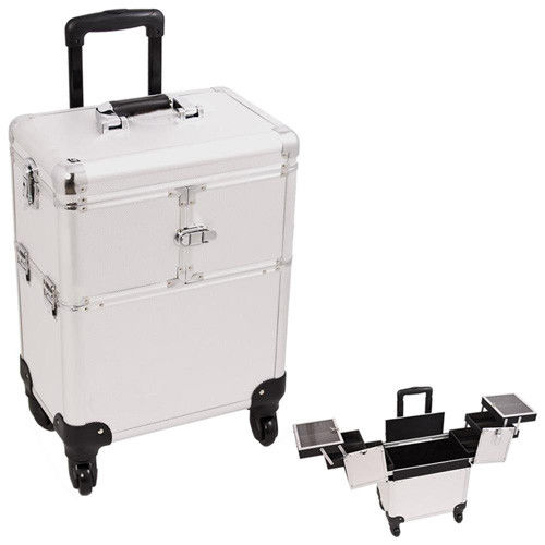 High Durability Makeup Vanity Case , Professional Beauty Trolley Cases