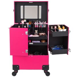 High Durability Makeup Trolley Case With 4 Removable Wheels Design