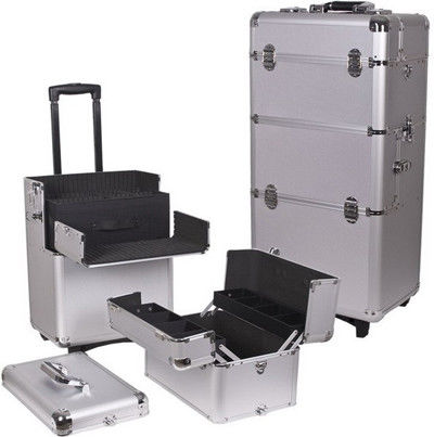 Multi Purpose Beauty Vanity Trolley Case , Aluminum Tattoo Case OEM Supported